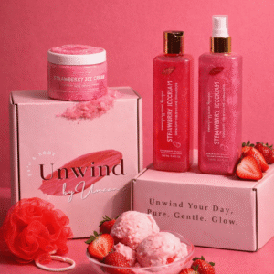Strawberry Ice Cream Self Care Bundle 🍓