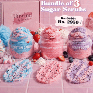 Bundle of 3 Sugar Scrubs | Exfoliating & Moisturizing Body Scrub Set