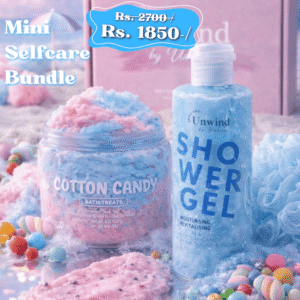 Cotton Candy Mini Self Care Bundle – Luxury Bath Treats Gift Set + FREE Loofah