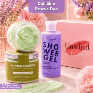 Dull Skin Rescue Duo – Brightening Scrub & Berry Shower Gel Bundle