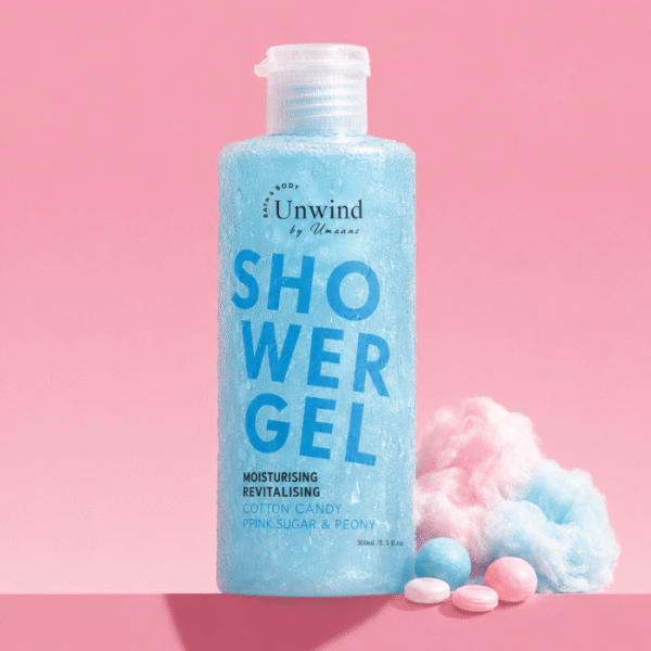 Cotton Candy Moisturising Shower Gel – Sweet Pink Sugar & Peony Body Wash
