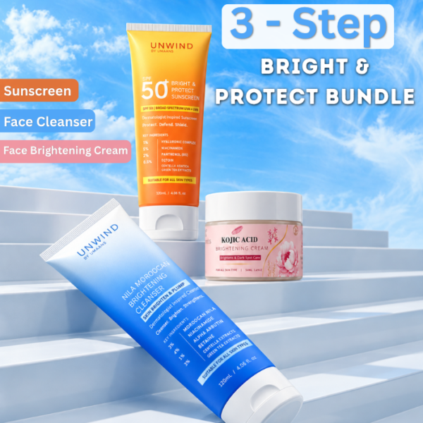 3-Step Bright & Protect Bundle – Cleanse, Brighten & Protect