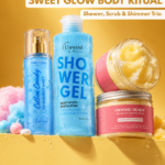 Sweet Glow Body Ritual – Shower, Scrub & Shimmer Trio